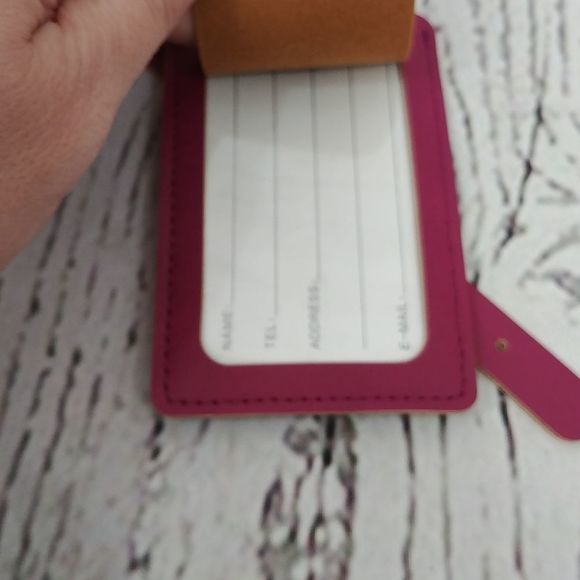 Travelambo Purple Luggage Tag NWOT - Picture 3 of 3